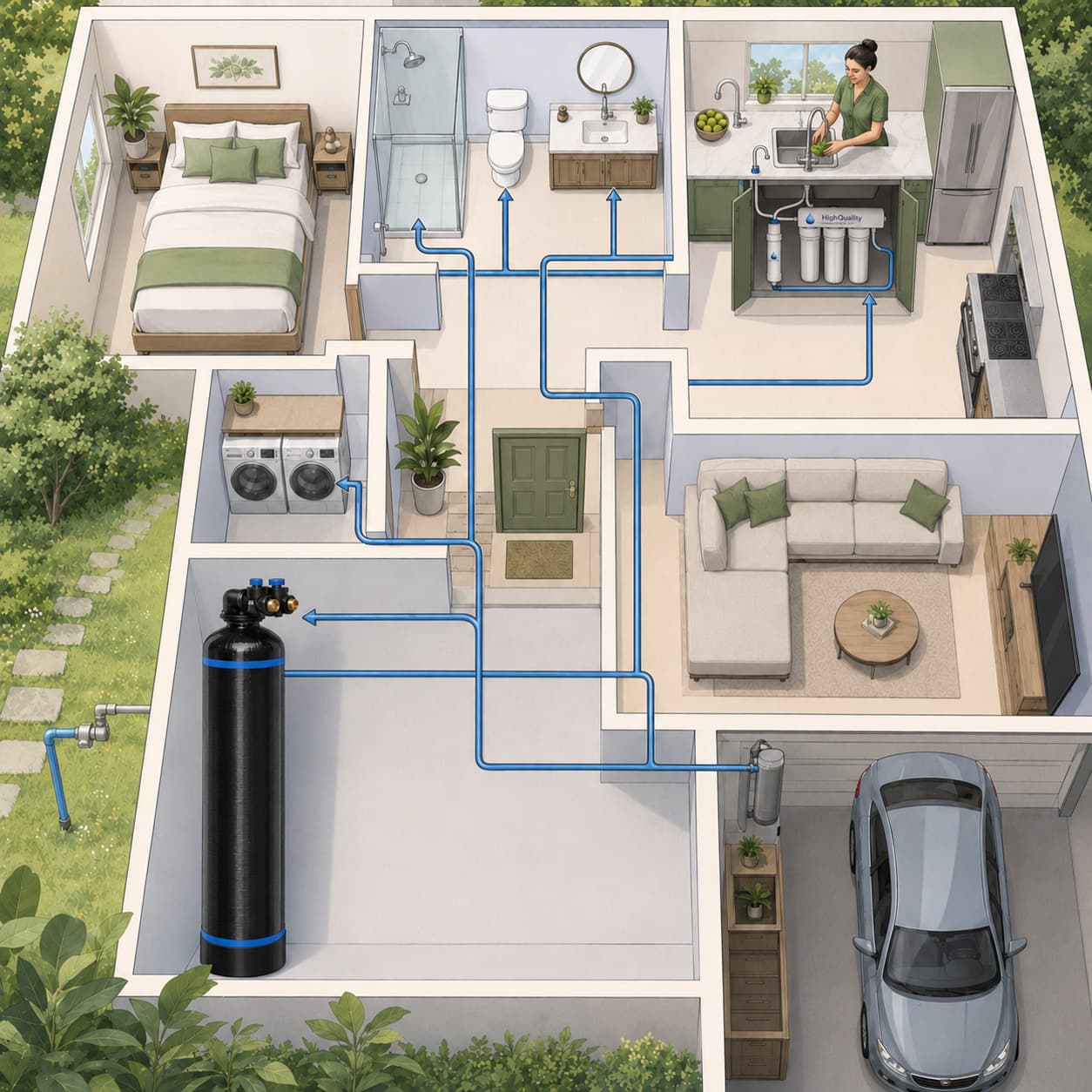 Green whole home system